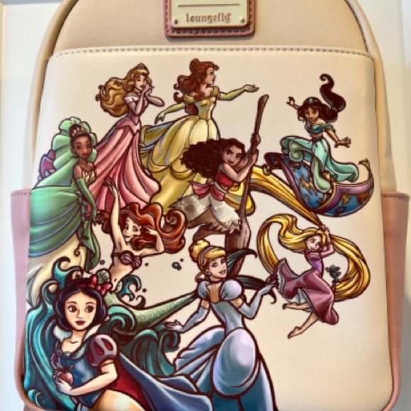 Loungefly Bags New Loungefly Disney Princess Sketch Mini Backpack